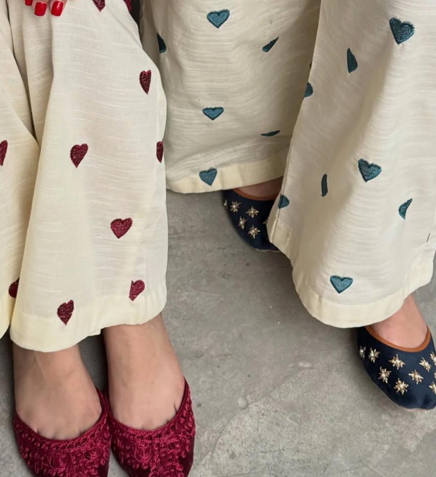 Premium Teal Blue Kurti Palazzo Co-Ord Set
