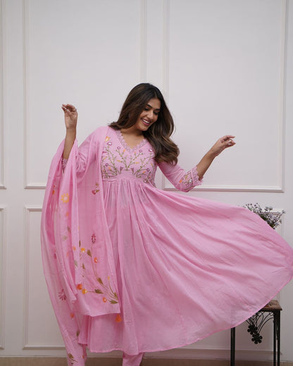 Libas Beautiful Embroidery And Sequence Work Set For Women