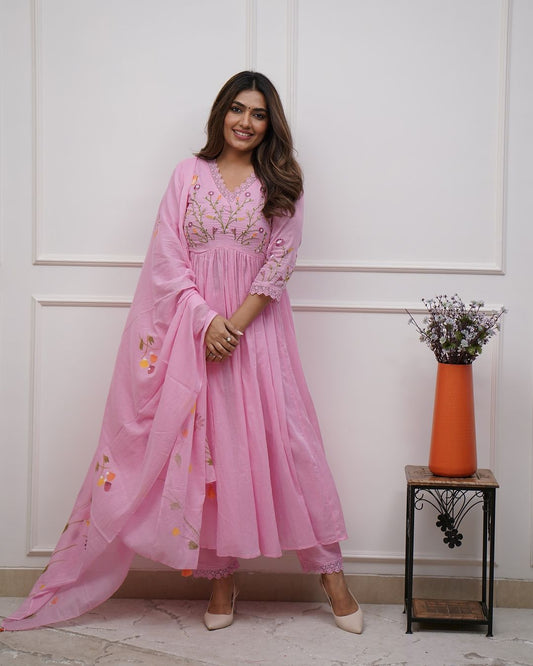 Libas Beautiful Embroidery And Sequence Work Set For Women