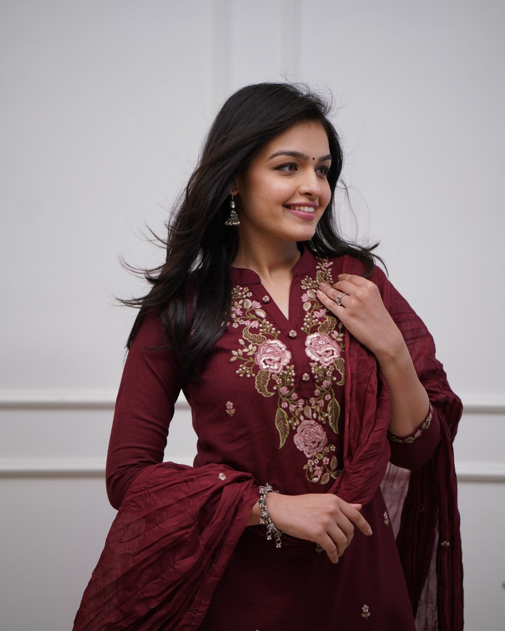 Libas Beautiful Pure Cotton Super Dying Embroidery Suit